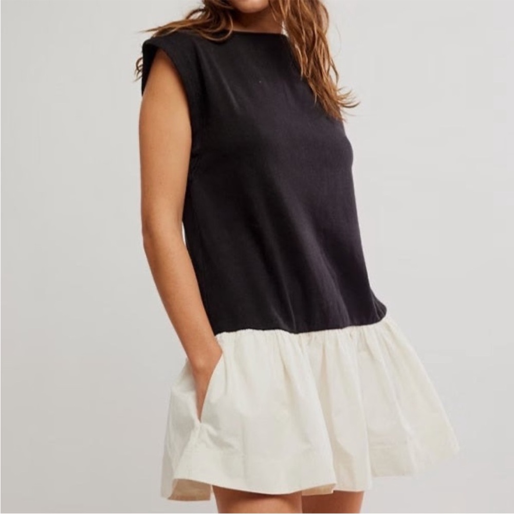 Free People Enya mixed media mini dress - Picture 2 of 6
